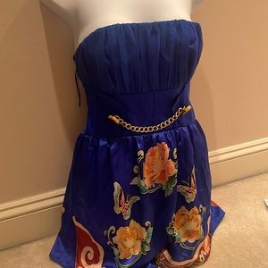 Meghan blue tube tunic - new